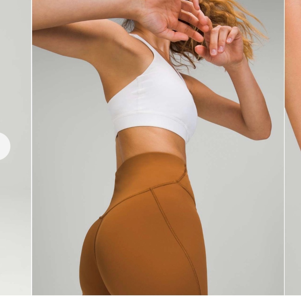 691. Lululemon athletica Base Pace HR tight 25” size 10 copper brown nwt